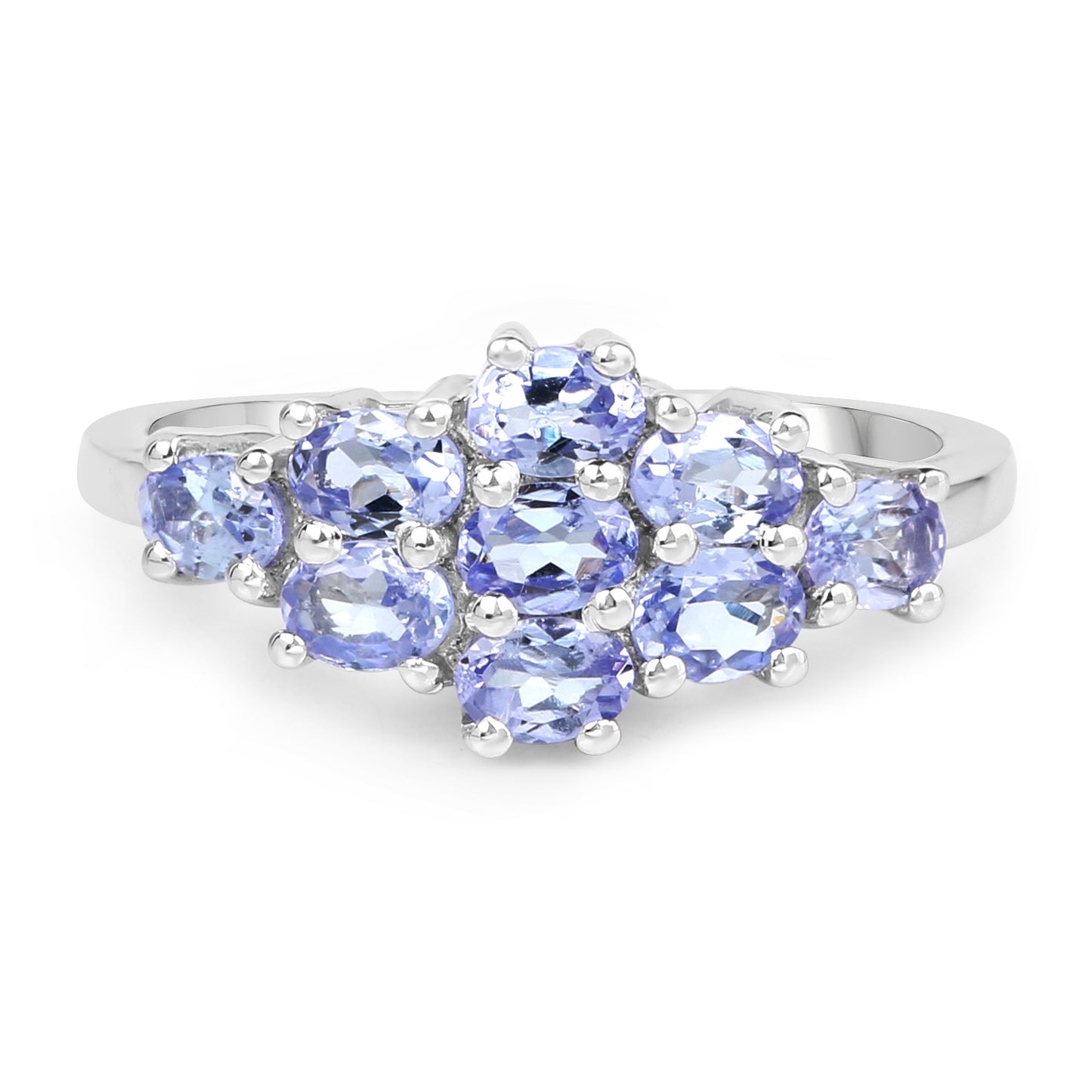 Genuine Tanzanite Ring Beautiful Sterling Silver