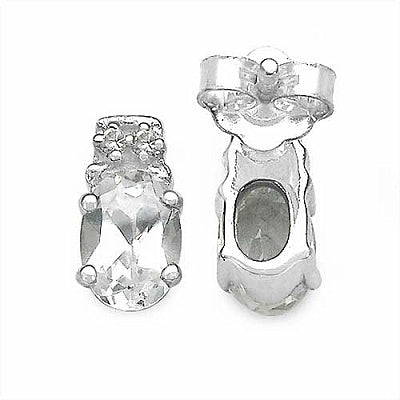 2.04CTW White Cubic Zircon .925 Sterling Silver Earrings