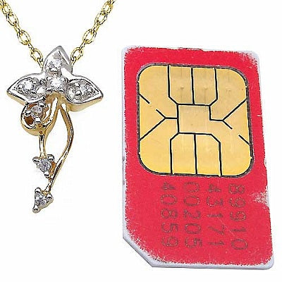 0.24CTW White Cubic Zircon 14K Yellow Gold Plated .925 Sterling Silver Pendant