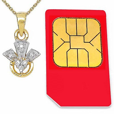 0.10CTW White Cubic Zircon 14K Yellow Gold Plated .925 Sterling Silver Pendant