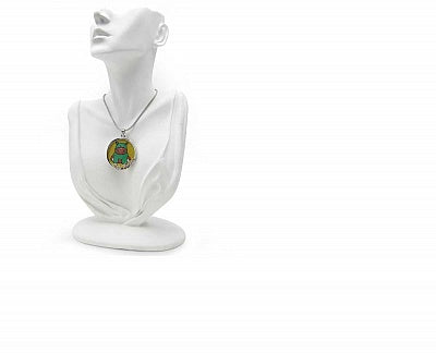 GEMARTINI Genuine Citrine & Glass .925 Sterling Silver Pendant