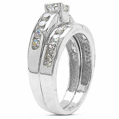2.37CTW White Cubic Zircon .925 Sterling Silver
