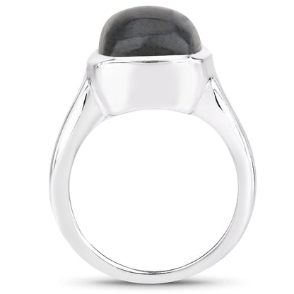Genuine Labradorite Sterling Silver Statement Ring